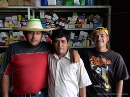 Men at a shop, Comayagua