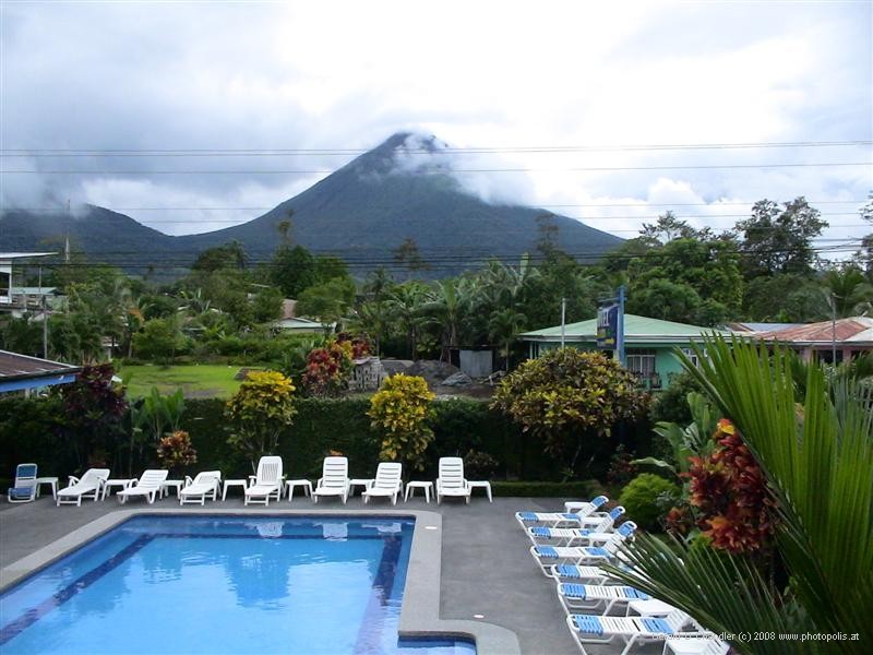 Volcan Arenal seen from Hotel Los Boscos, La Fortuna