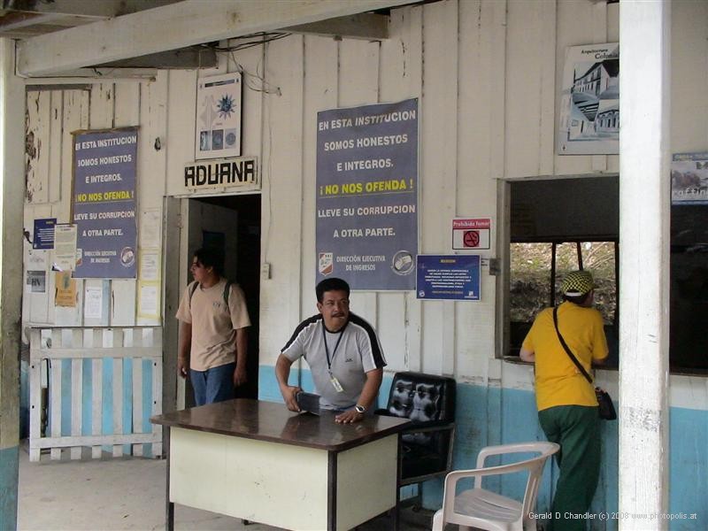 Border station, Guatemala-Honduras