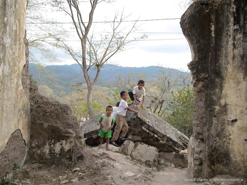 Children at play, Copan Ruinas