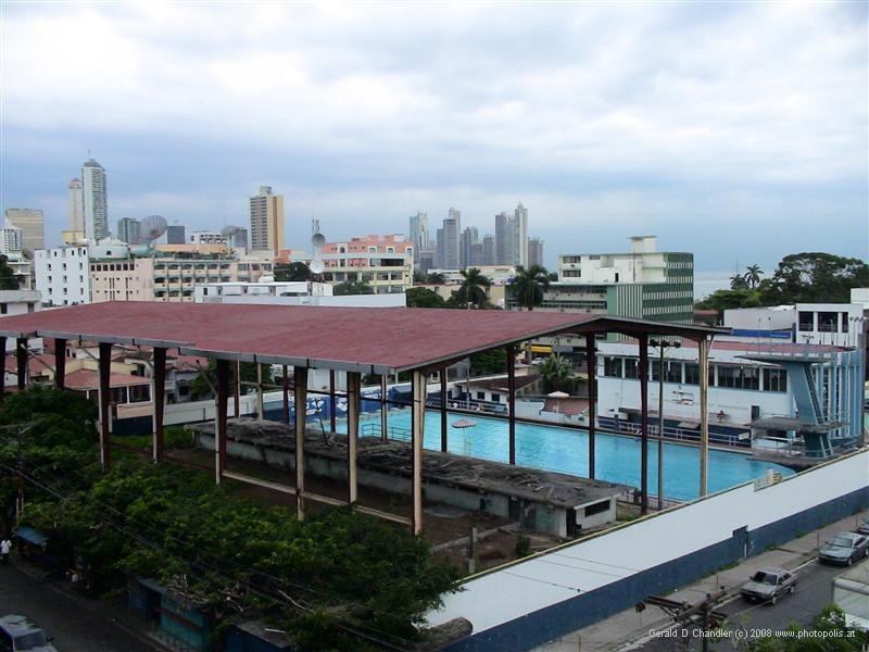 Olympic Size public pool across from Hotel Lisboa, Panama City