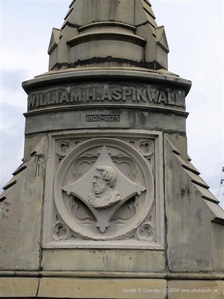 Monument to Aspinwall, Colon's founder