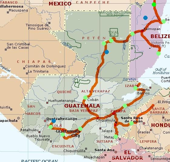 Guatemala Route