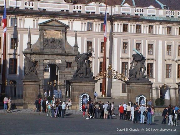 Western entrance to Prague Castle