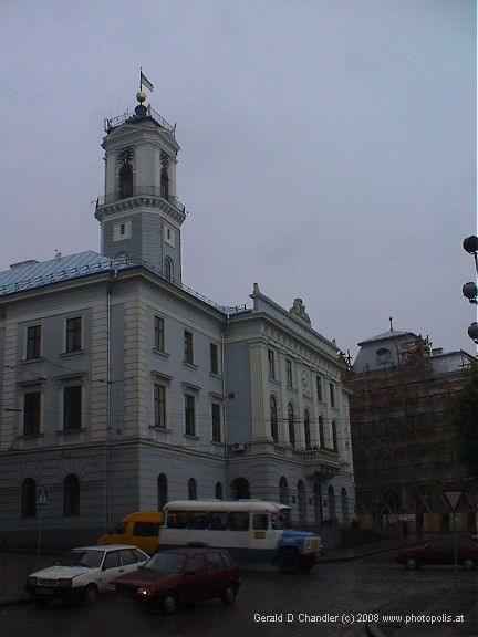 Public Building in downtown Chernivtsi