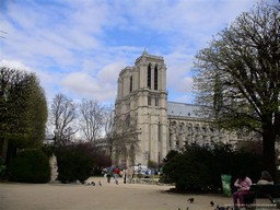 Notre Dame in the Spring