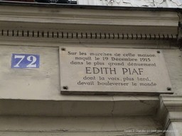 Edith Piaf Birthplace