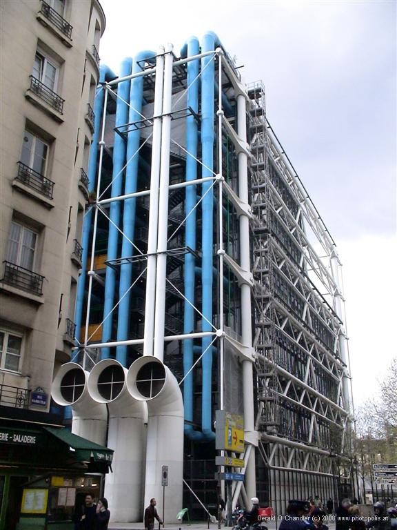 Pompidou Center Exterior