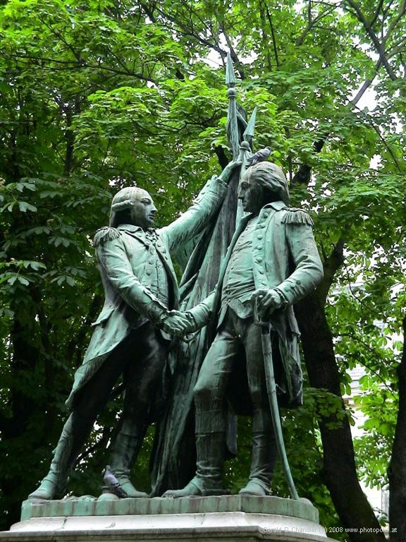 Lafayette and George Washington