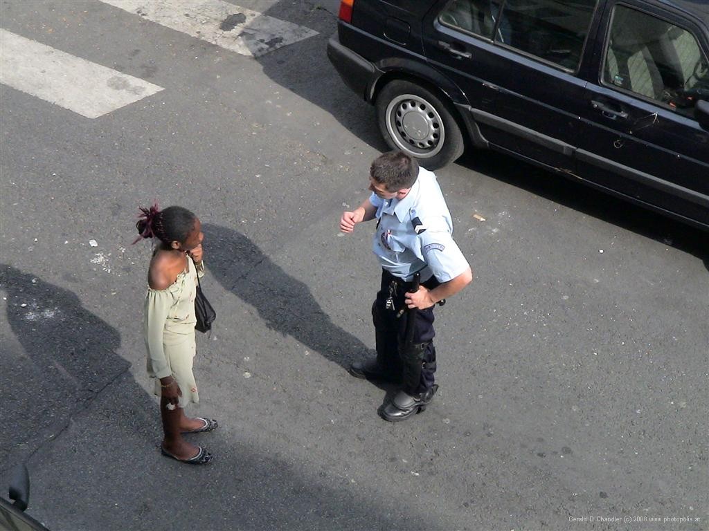 Policeman and Traffic Offender