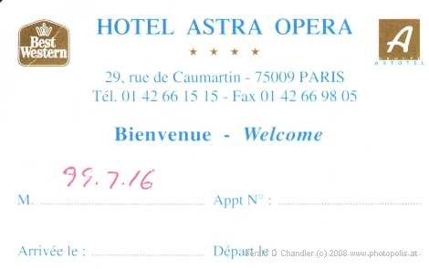 Hotel Astra Opera