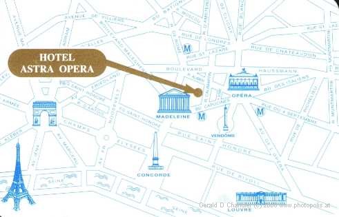 Hotel Astra Map