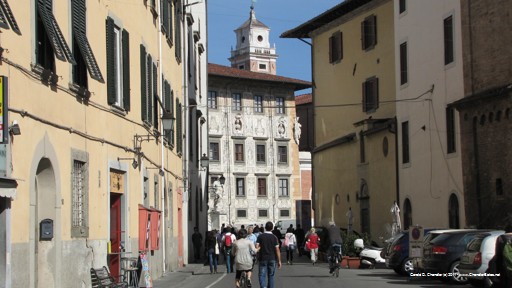 Piazza dei Cavalieri (Knight's Square) from afar