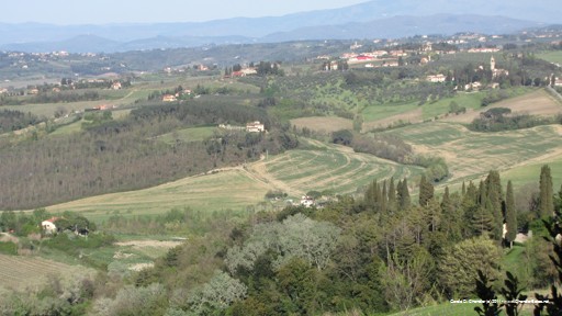 Northeast toward Montespertoli