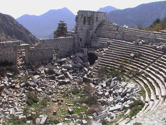 Remains of the Termessos Theater