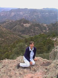 Jan at canyon overlook