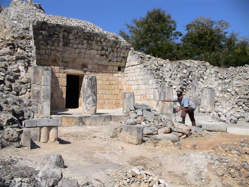 Major part of Tohcok Ruin, Campeche, Mexico