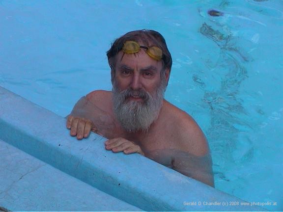 Gerry in Hermosillo pool