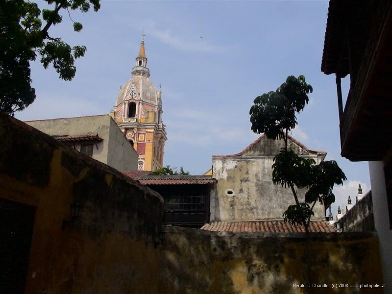 Cartagena Cathedral Dome, seen from Museo de la Inquisicion