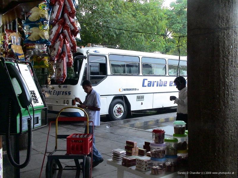 Coach Suite Bus in Cartagena Terminal