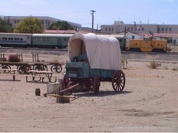 Covered wagon, Yuma Crossing State Park, 