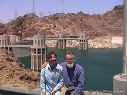 Jan and Gerry at Hoover Dam water intake