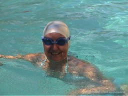 Jan Bates swimming in Tucson