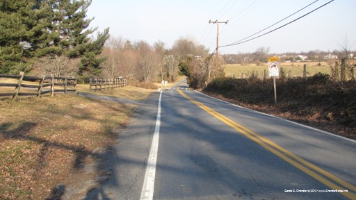 Clarksville semi-rural road