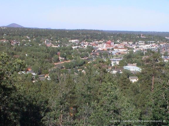 Flagstaff from nearby hill