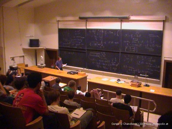 Freshman Physics Lecture in Bridge Laboratory