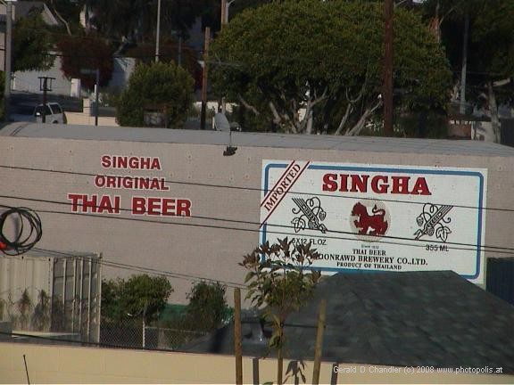 Singha Thai Beer Billboard