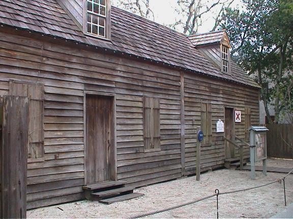 Wooden school room from old St Augustine