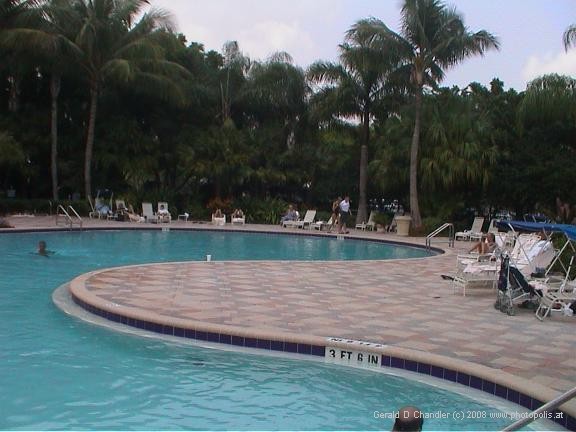 Gated community's pool